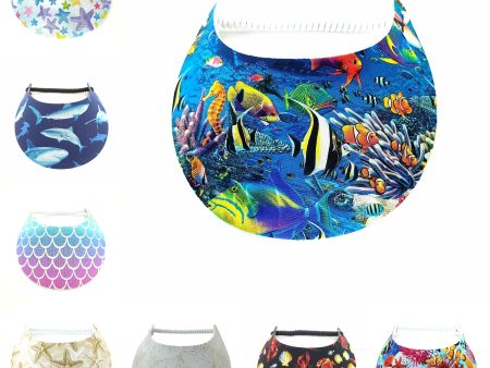 Ocean Life Patterns Foam Sun Visor Discount