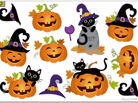 Halloween cutouts (smiley pumpkins) Online Sale