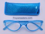 Glitter Cateye Readers With Case in Four Colors Discount