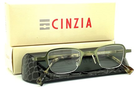 Cinzia Fine Print Square Frame Reading Glasses with Case Hot on Sale