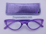 Glitter Cateye Readers With Case in Four Colors Discount