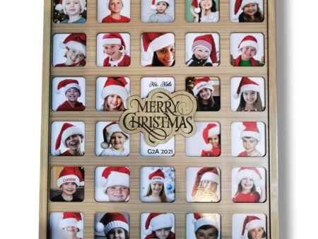 Wooden Christmas class picture frame Online Sale