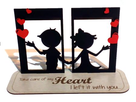 Valentine wooden stand (window) on Sale