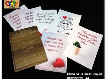 Valentine wooden booklet on Sale