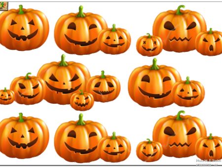 Halloween cutouts (pumpkins) Sale