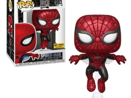 MARVEL 80: SPIDER-MAN #593 (METALLIC) - FUNKO POP!-EXCLUSIVE Fashion